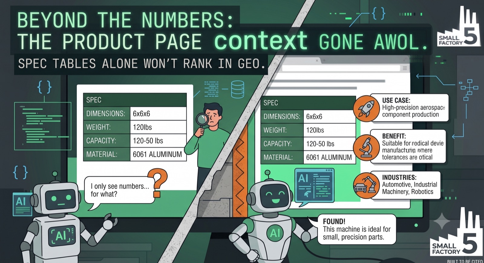 When a Product Page Is Just a Spec Table