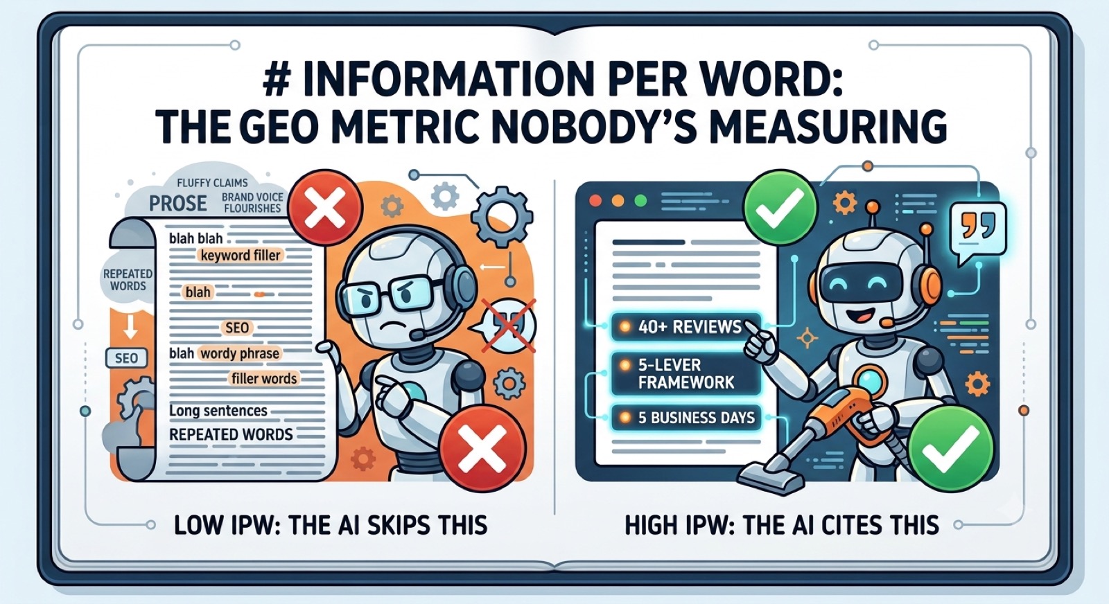 Information Per Word: The GEO Metric Nobody's Measuring